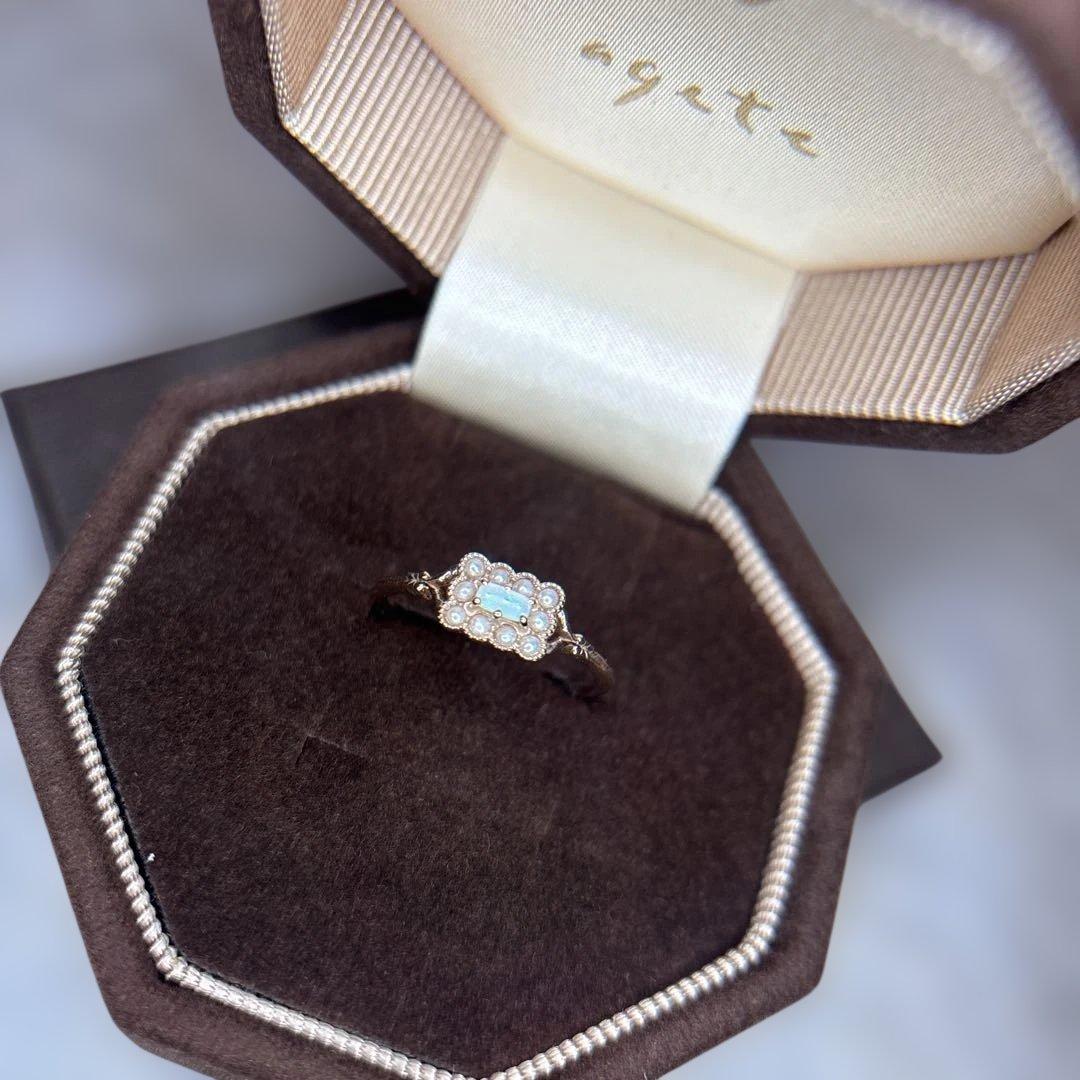 ル*ナ様 agete 10Kベビーパールリング　　15号