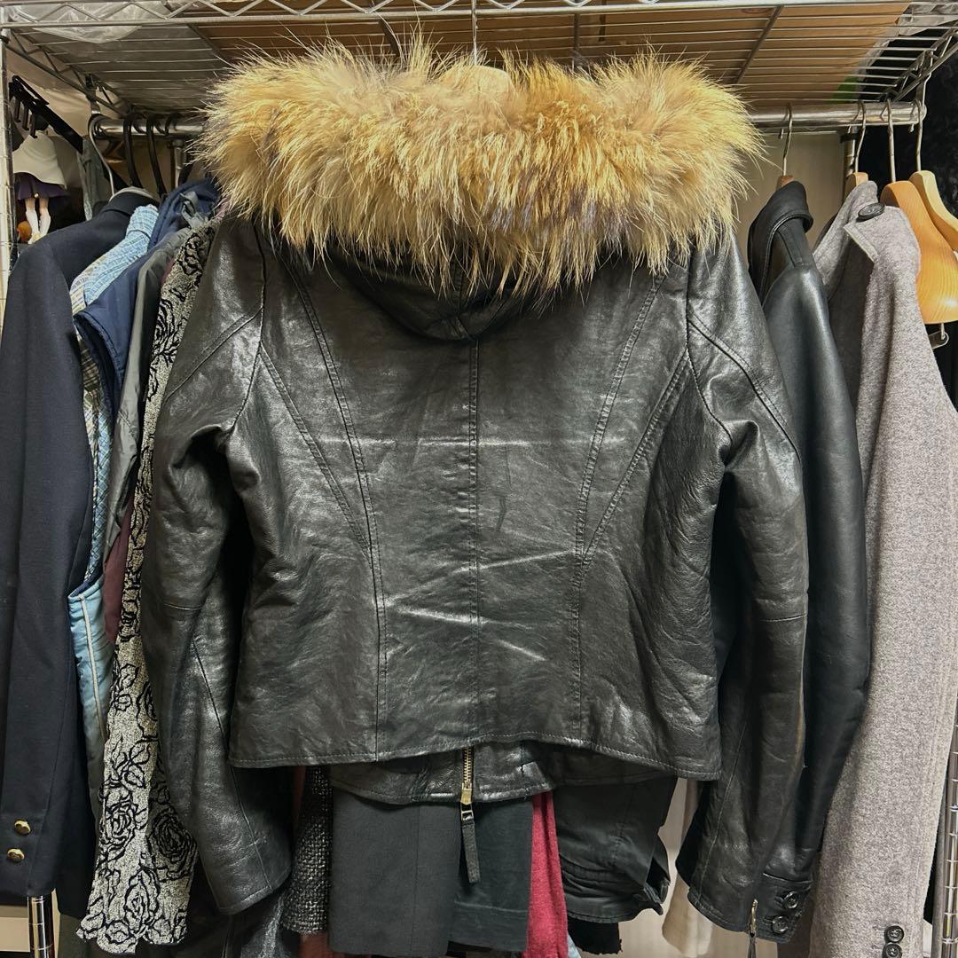 goa ファー レザージャケット