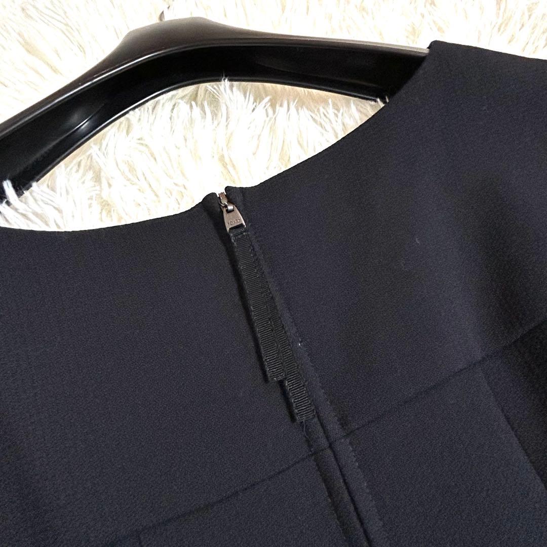 美品✨フォクシー ウール100% クリーニング済み ノースリーブ ワンピース