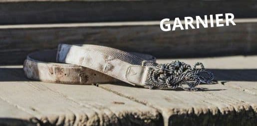 GARNIER ガルニエ ドラゴンバックル シャークスキン型押し ベルト