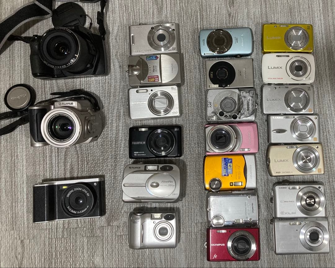 デジカメ23台まとめ売り　※動作未確認