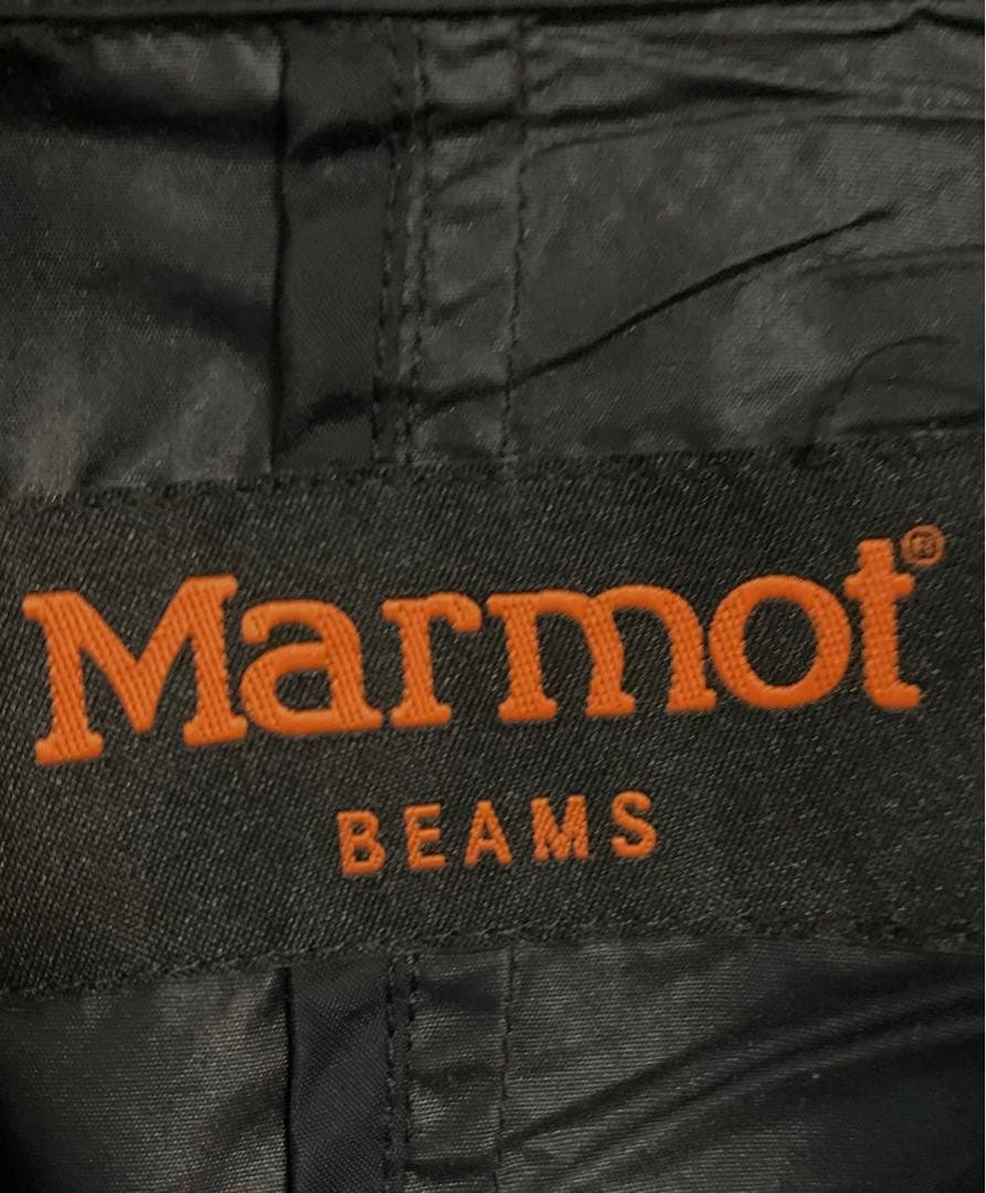 Marmot BEAMS ブラックロング撥水コート