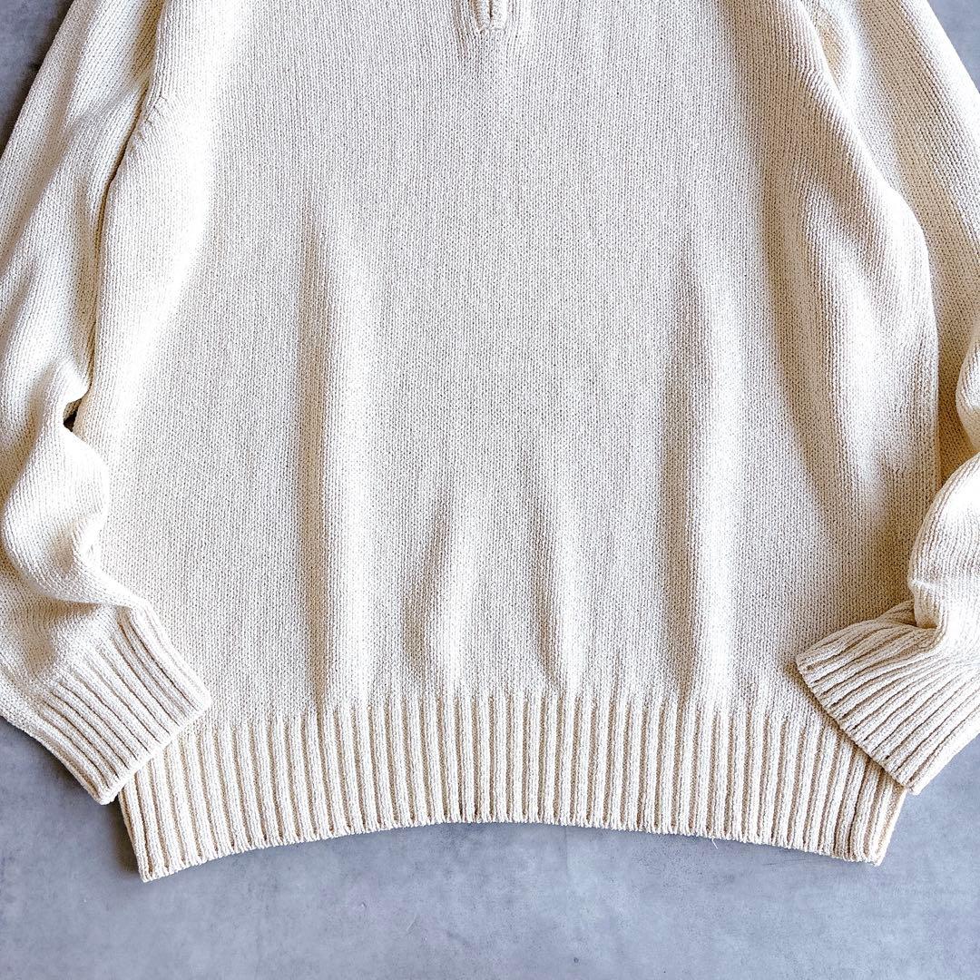 クルチアーニ ハーフジップニット 春ニット コットン100% サイズ54