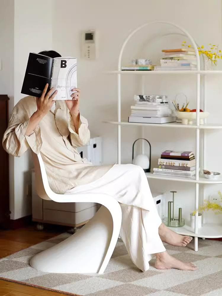 2脚 パントンチェア 白 単品 リプロダクト シンプル 屋外 室内