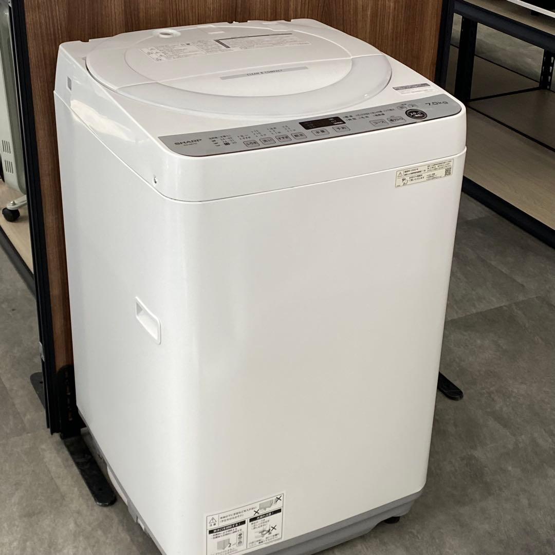 SHARP シャープ 洗濯機 7.0kg 2022年製 ES-GE7G B90