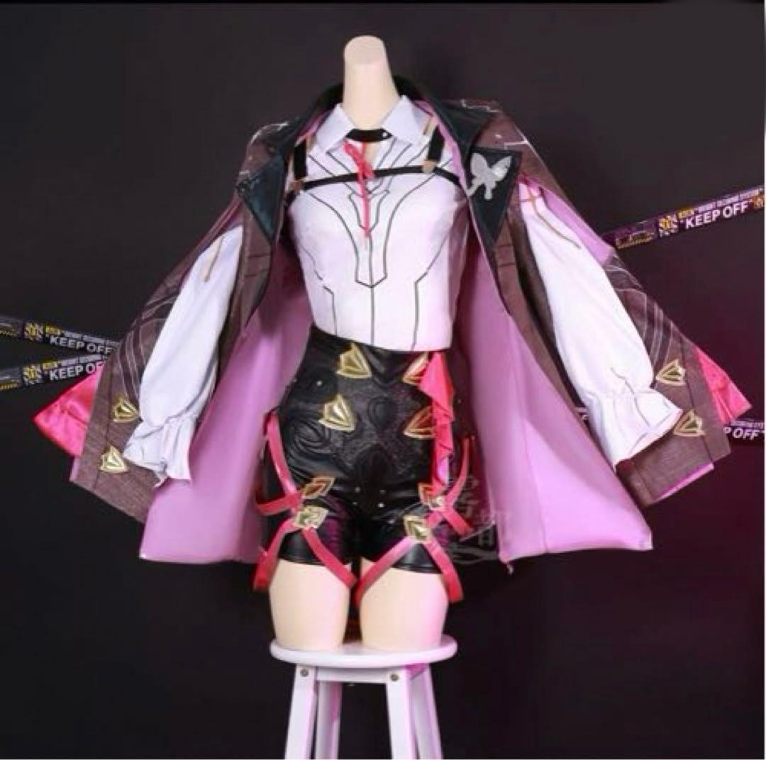 スタレ カフカ コスプレ衣装(XLサイズ)+セット済ウィッグ
