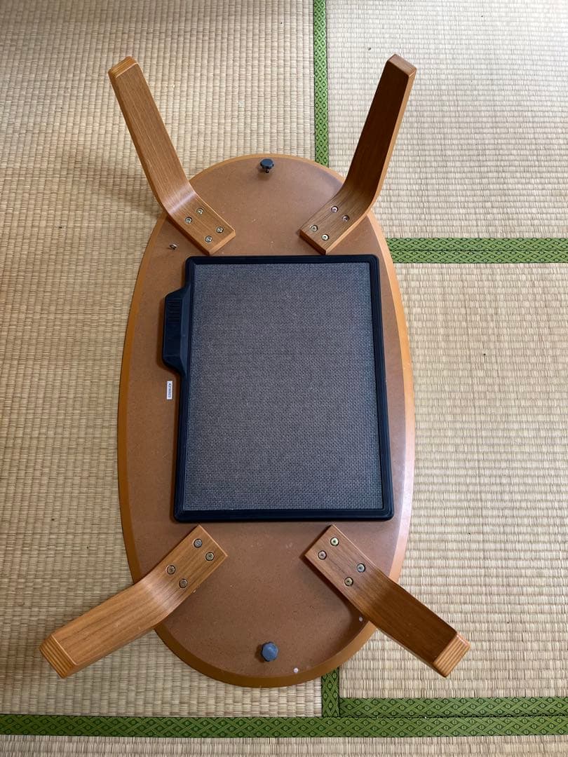 無印良品　楕円こたつテーブル　小　木製　MJ-KDFS1100/N