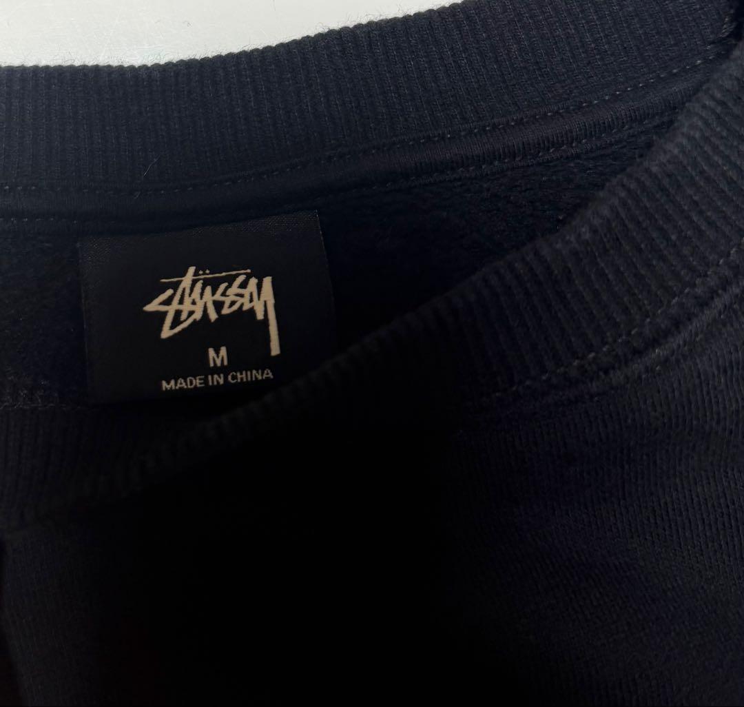 stussyブラック スウェット Mサイズ ステューシー