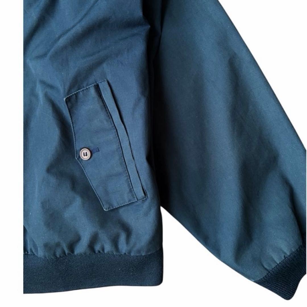 90s IZOD LACOSTE スウィングトップ ハリントンネイビー　チェック