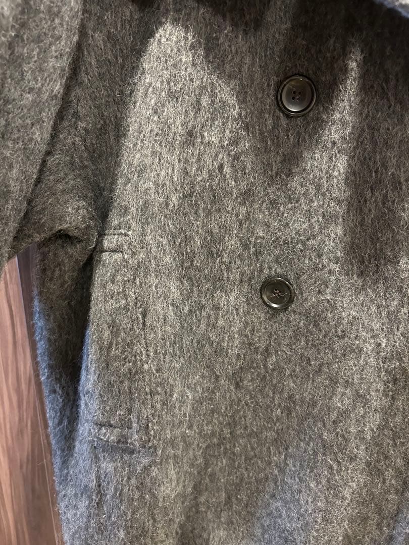 COLLAGE GALLARDAGALANTE シャギーコート　チャコールグレー