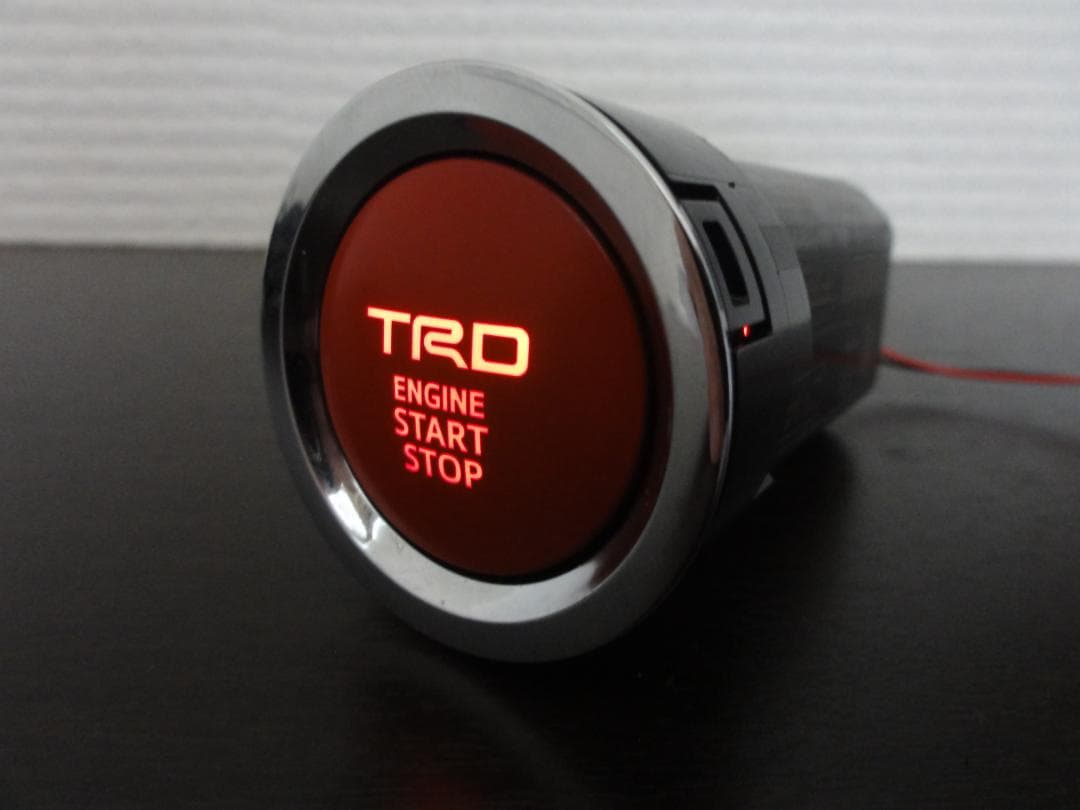 新品☆TRD 8ピン エンジンプッシュスタートスイッチ!!レインボー!!
