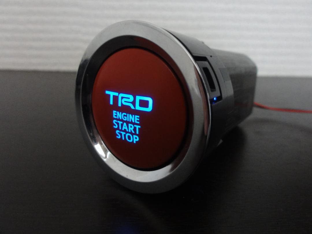 新品☆TRD 8ピン エンジンプッシュスタートスイッチ!!レインボー!!