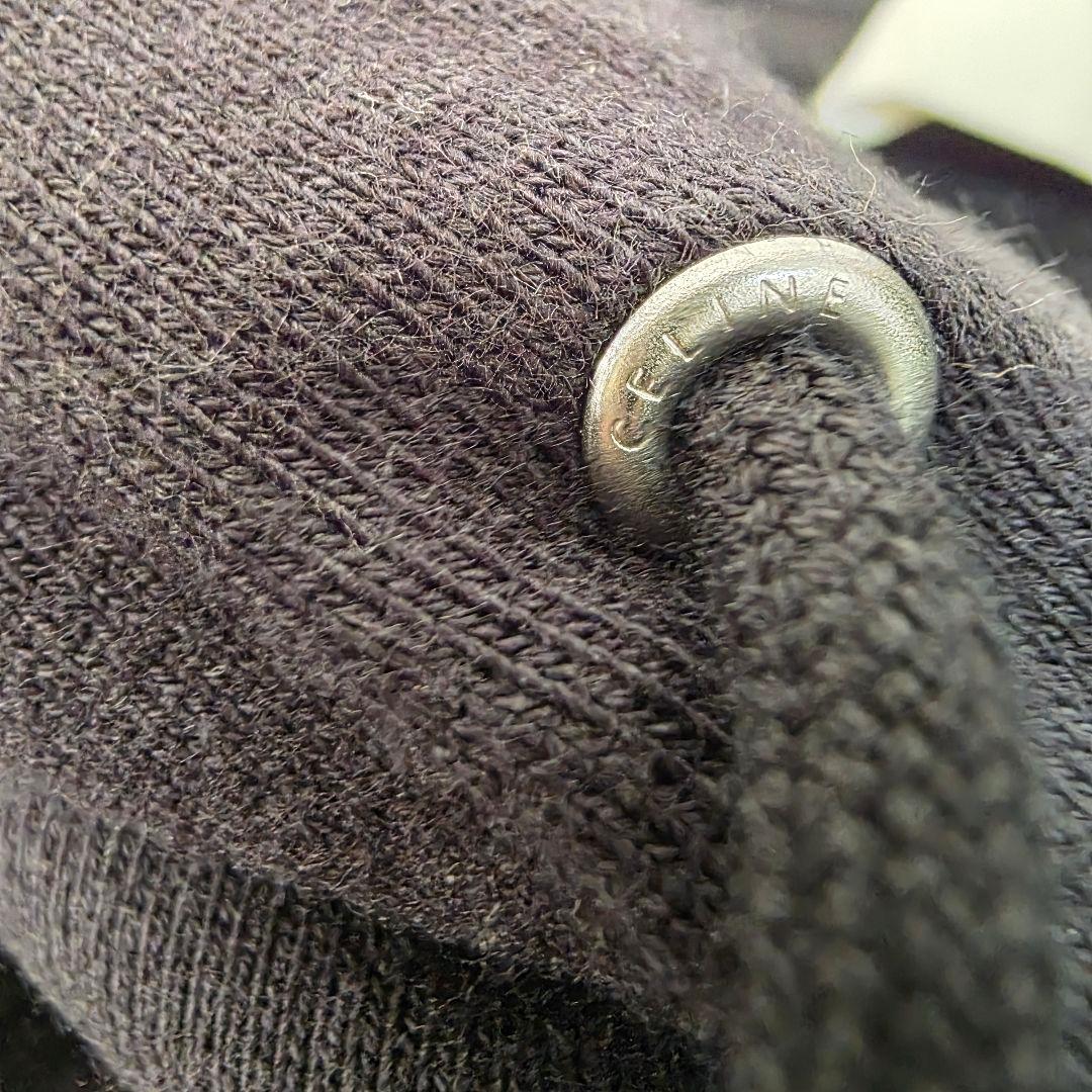 チョコバナナページ　ルーズ　ロゴ　プリント ブラック フード付き　パーカー