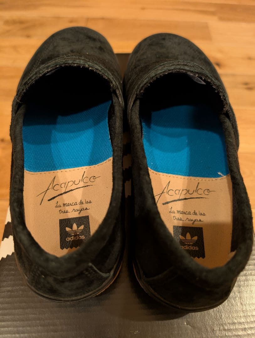 美品 adidas アディダス 26cm ローファー スリッポン