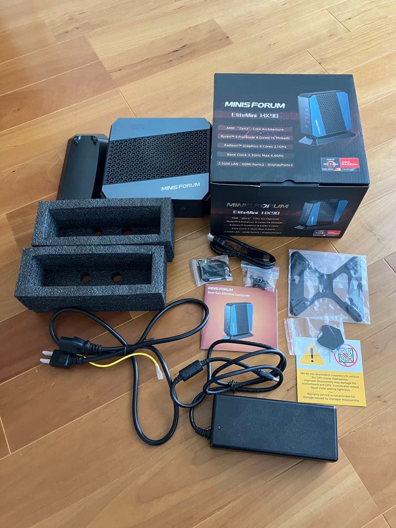 中古 動作確認済 MINISFORUM HX90 ryzen9 5900HX