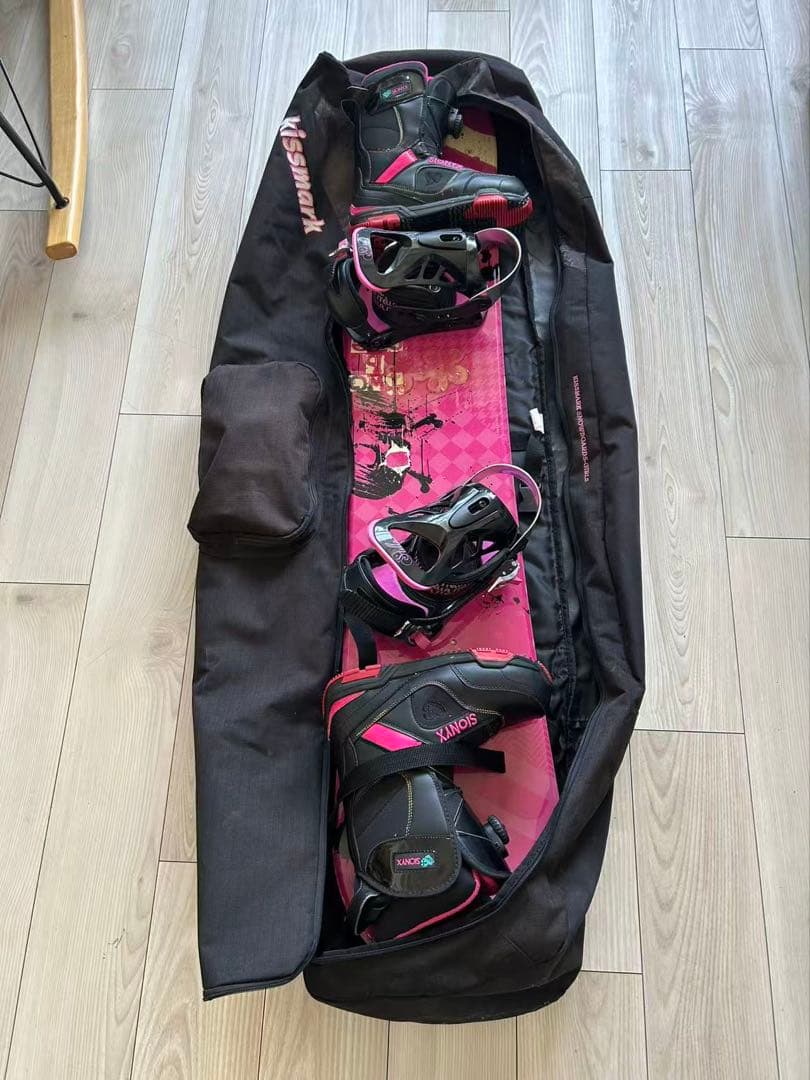 スノーボード ビンディング ブーツ 24cm セット 板 139cm 帽子付き