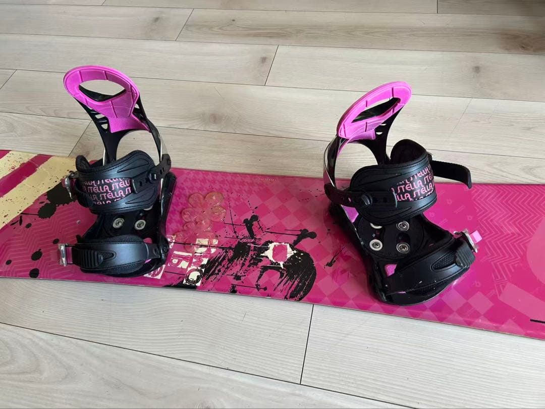 スノーボード ビンディング ブーツ 24cm セット 板 139cm 帽子付き