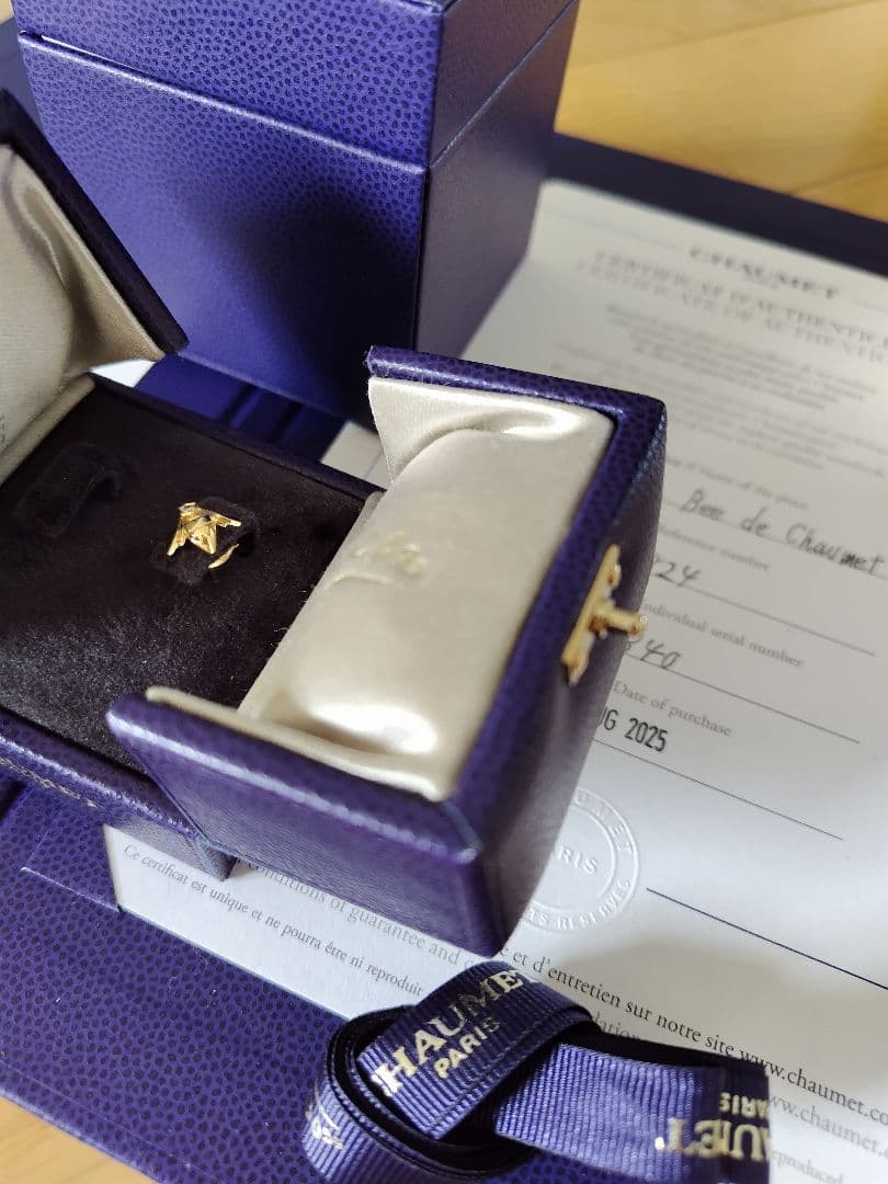Chaumet ビードゥショーメ ピアス 片耳 ハチ ビーマイラブ 蜂