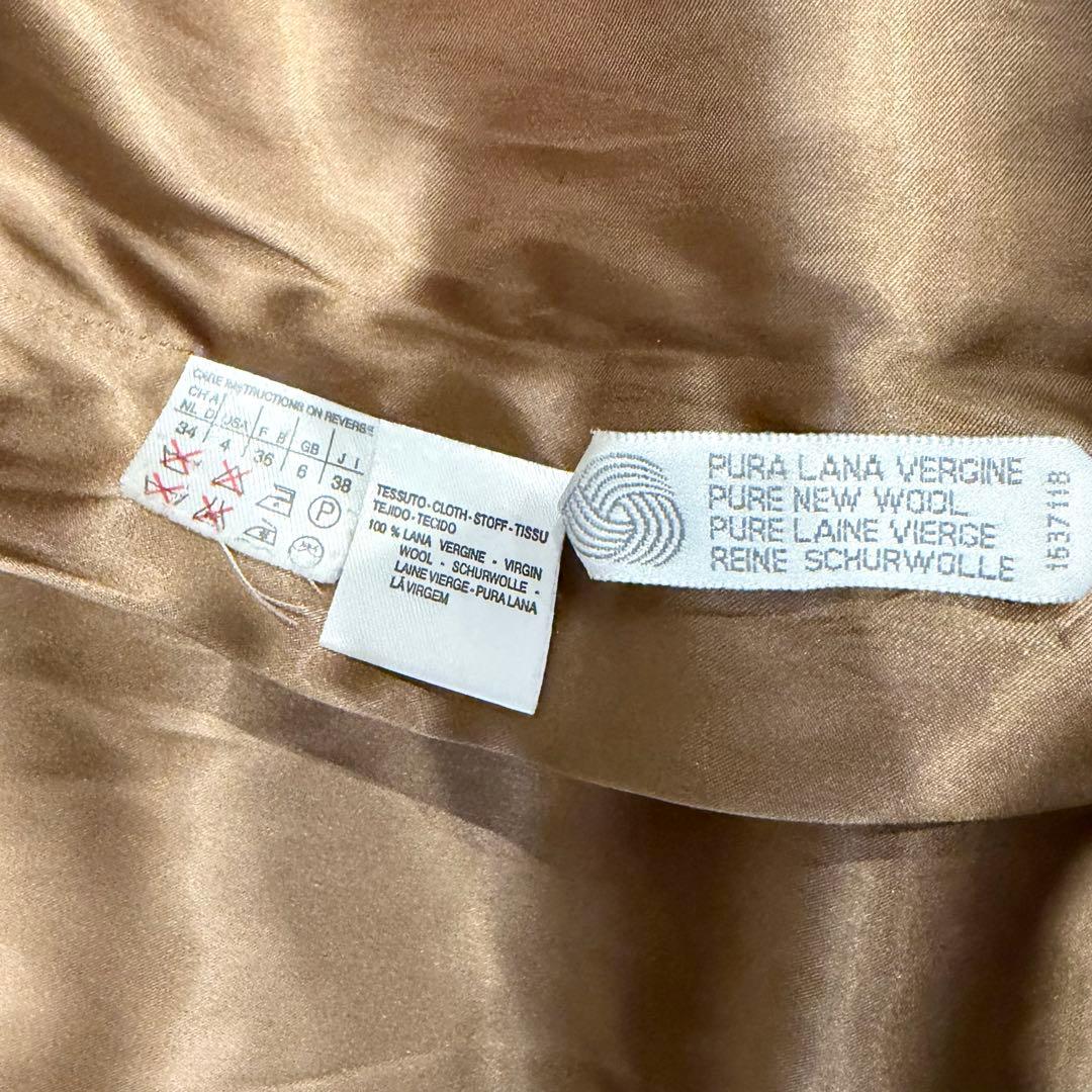 Max Mara ロングコート マックスマーラ ウール キャメル