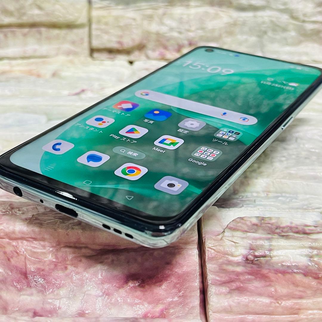 SIMフリー OPPO A55s 5G 64GB グリーン 電池良好
