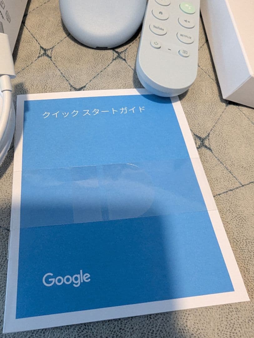 Google Chromecast with Google TV 4K　美品