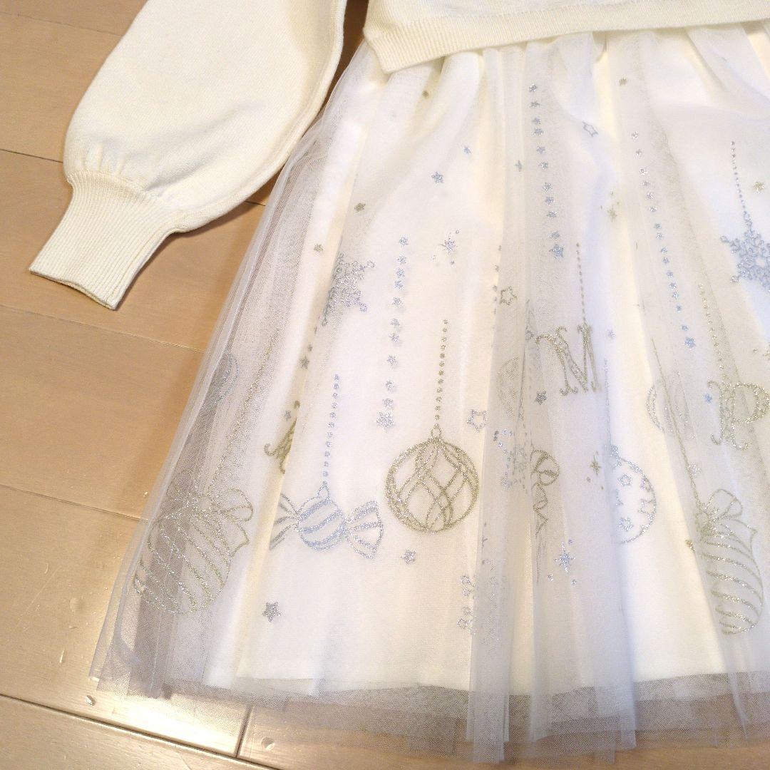 【メルカリ市　値下げ】　新品　タグあり　メゾピアノ 120 ワンピース