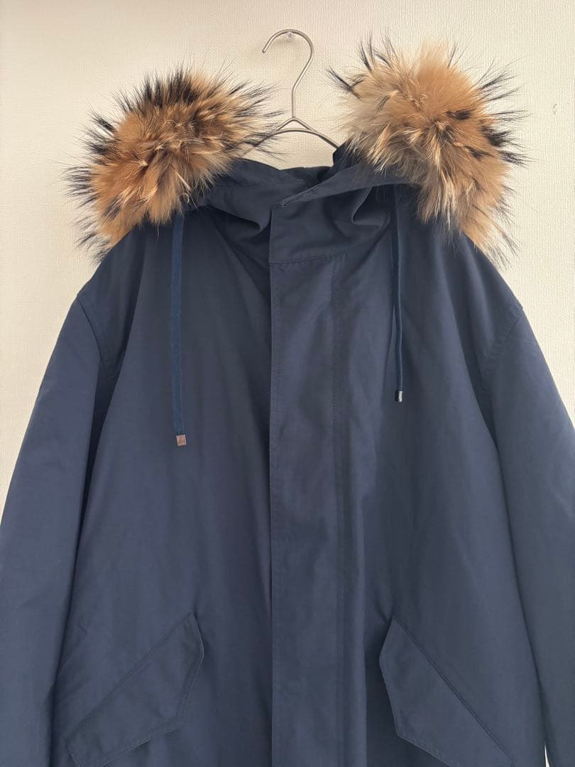 美品　アッパーハイツ モッズコート ファー　ライナー付き　3way ARMY