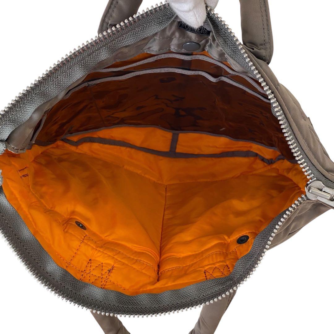 希少色　ポーター　タンカー　ブリーフケース　シルバーグレー　吉田カバン