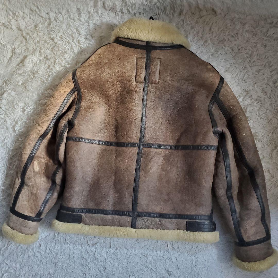 TERRA AUSTRLIS B3 ムートンジャケット 羊革 本革 M