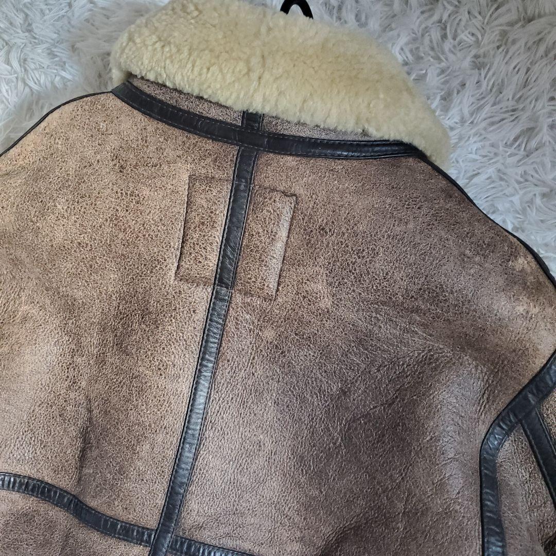 TERRA AUSTRLIS B3 ムートンジャケット 羊革 本革 M