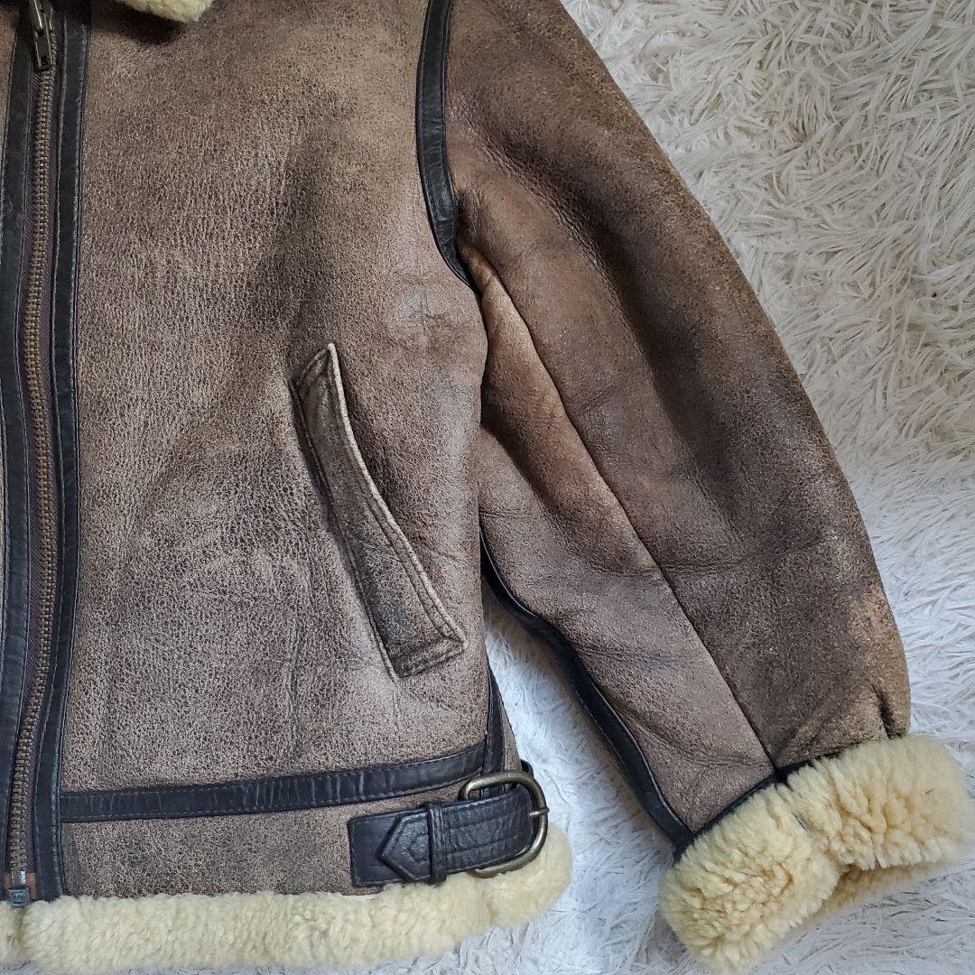 TERRA AUSTRLIS B3 ムートンジャケット 羊革 本革 M