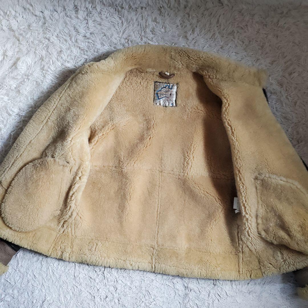 TERRA AUSTRLIS B3 ムートンジャケット 羊革 本革 M