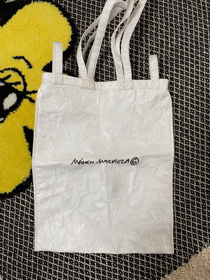 MM6 Maison Margiela トートバッグ ホワイト A4サイズ
