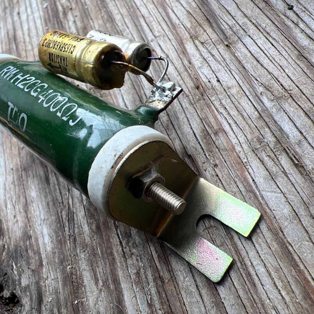 RW H2CG400ΩJ 抵抗器とコンデンサ ジャンクパーツ