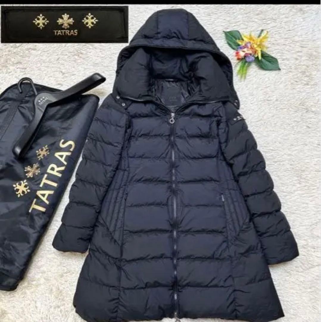 TATRAS フード付き 黒 ダウンジャケット