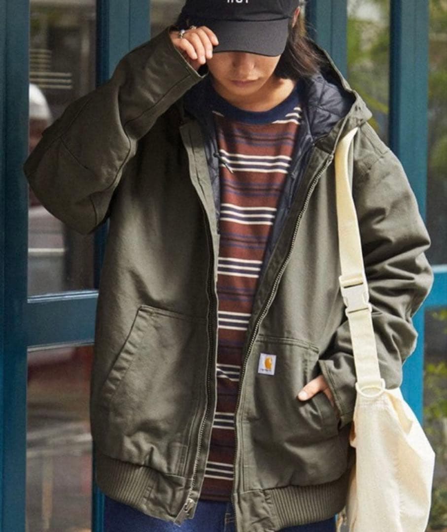 新品(現地購入)カーハートアクティブジャケット J130-M MOSS S 廃盤