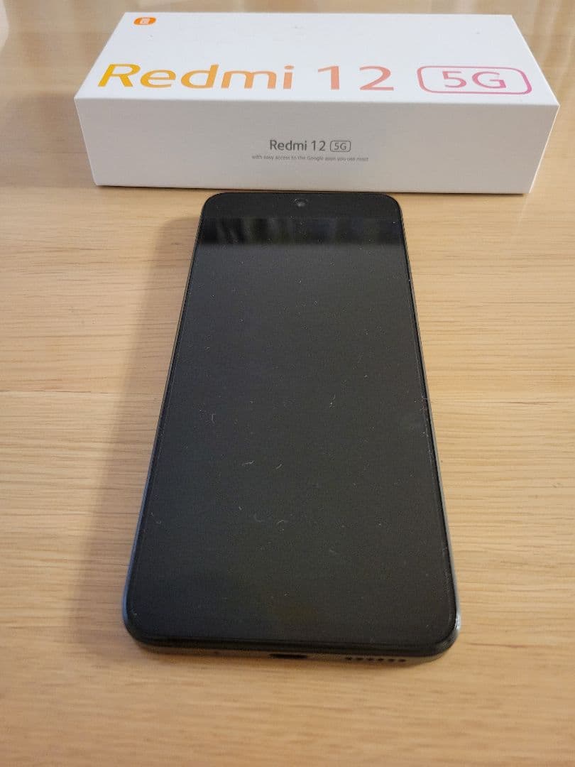 Xiaomi Redmi 12 5G 　5GB/128GB　ブラック