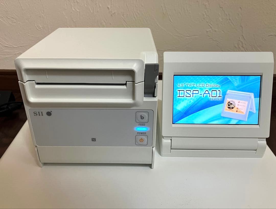 エアレジ/スマレジ対応レジセット プリンターRP-F10 ディスプレイ付き