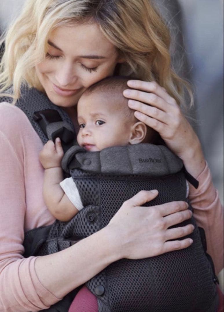 今だけお値下げ！取説あり！ベビーキャリア ハーモニー　ネイビー メッシュ