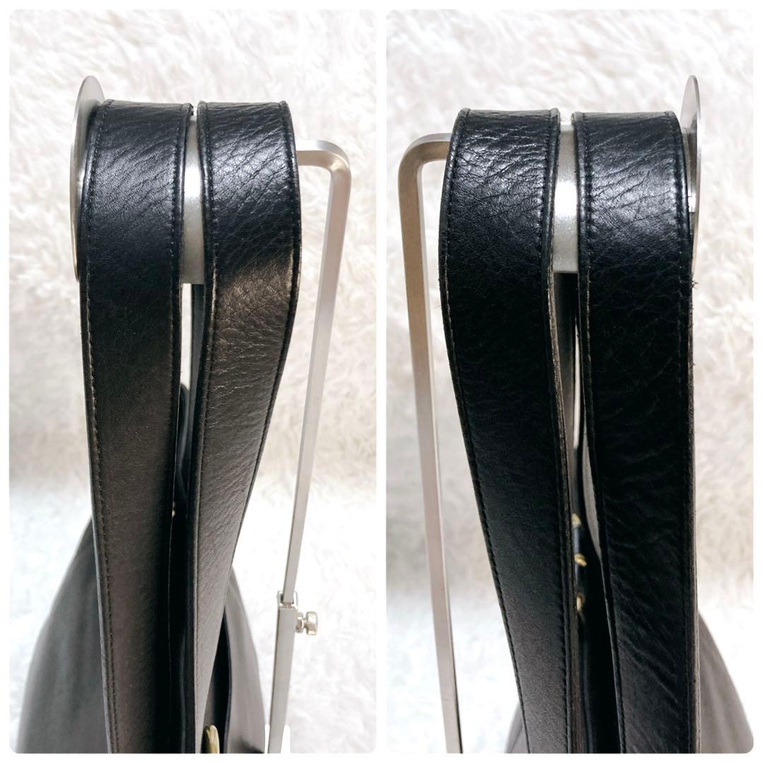 【美品】COACH oldcoach レザー トートバッグ A4可 ブラック 金