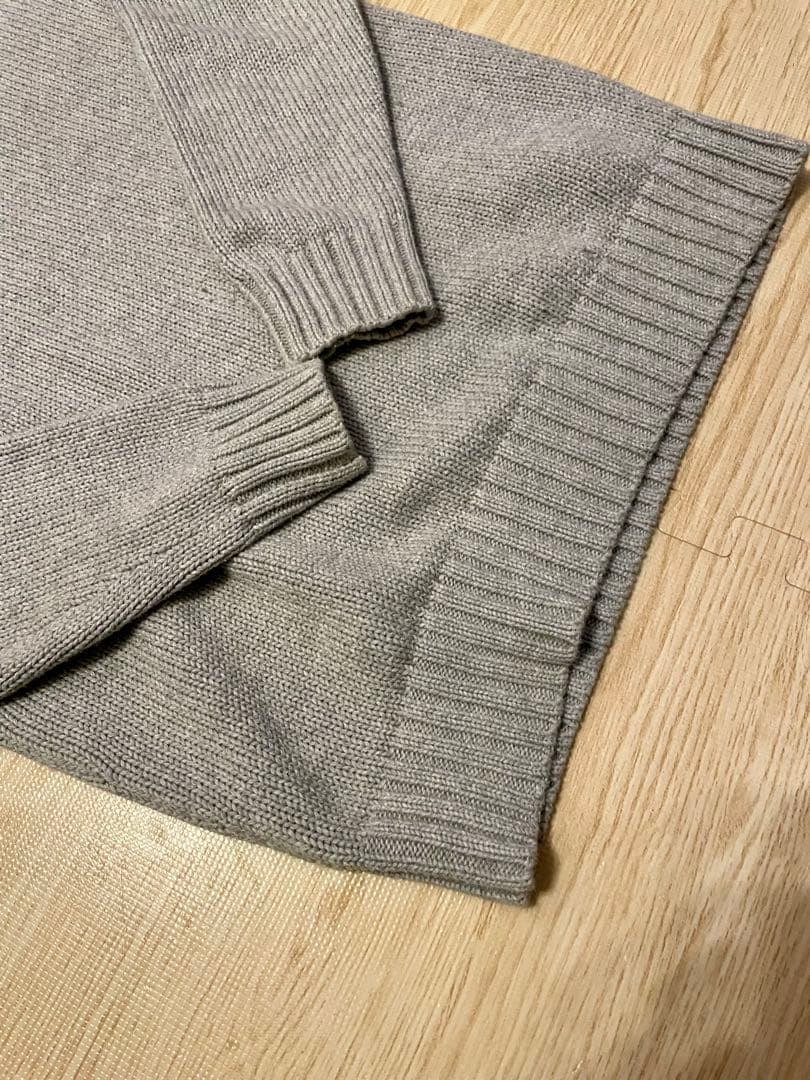 【週末限定値下】ポロラルフローレン コットンニット セーター グレー XS