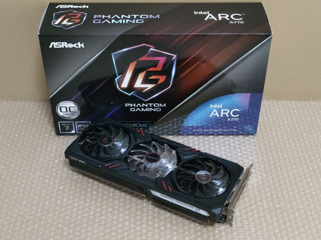d*e様 ASRock ARC A770 8GB PHANTOM GAMING