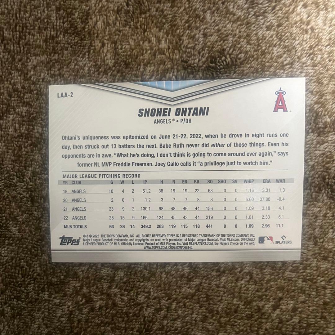 大谷翔平　エンゼルス　非売品　ホログラムカード