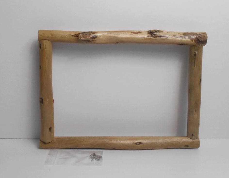 Cherrieページ：DIY手造り◆油絵SMサイズ用の流木での額縁フレーム