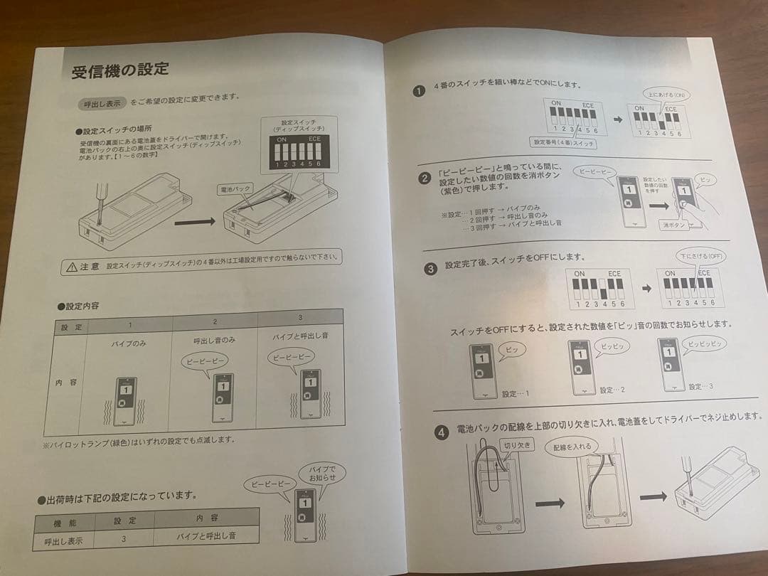 8/8まで限定値下げ✴︎新品未使用★ワンタッチコール★呼び出しブザー★