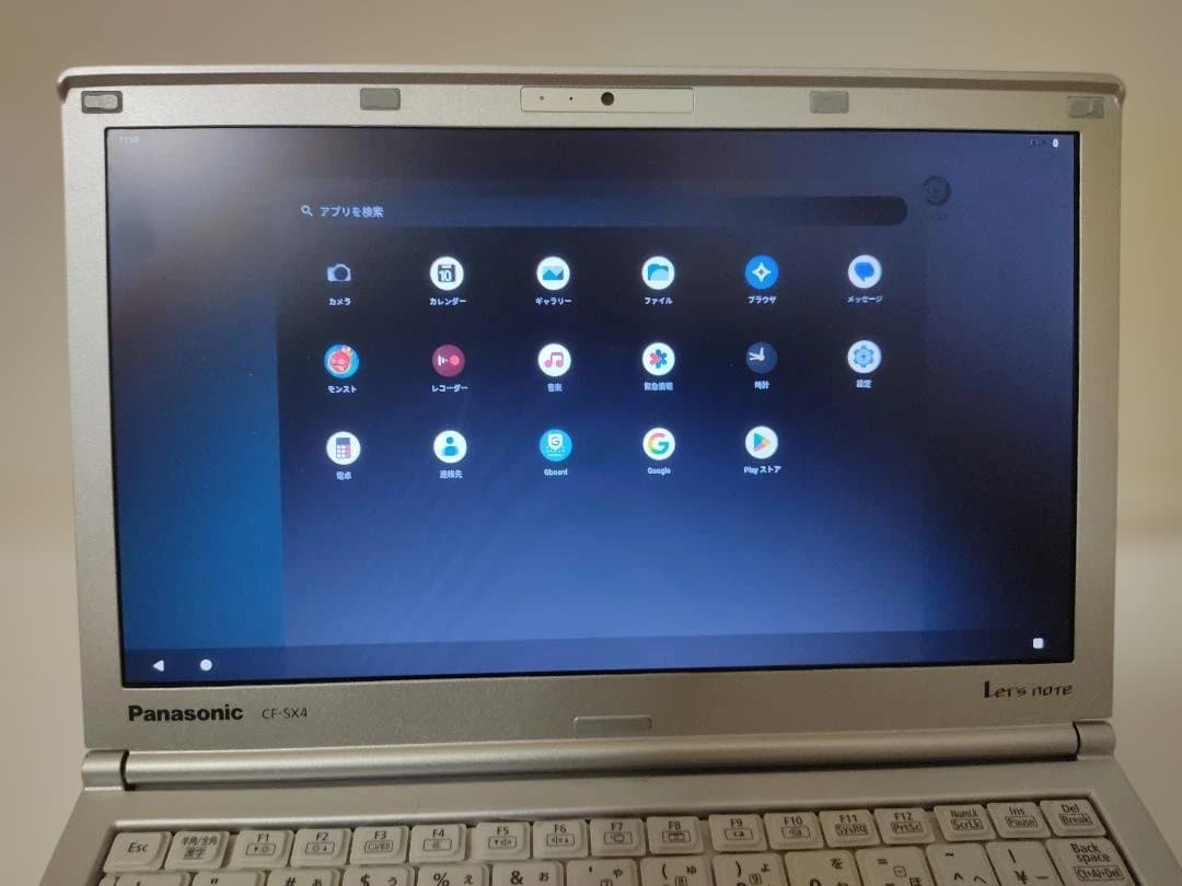 Let's note CF-SX4 Win11/Android/Linux搭載