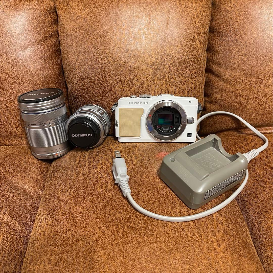 ★ジャンク品★OLYMPUS PEN Lite E-PL5★ダブルズームキット