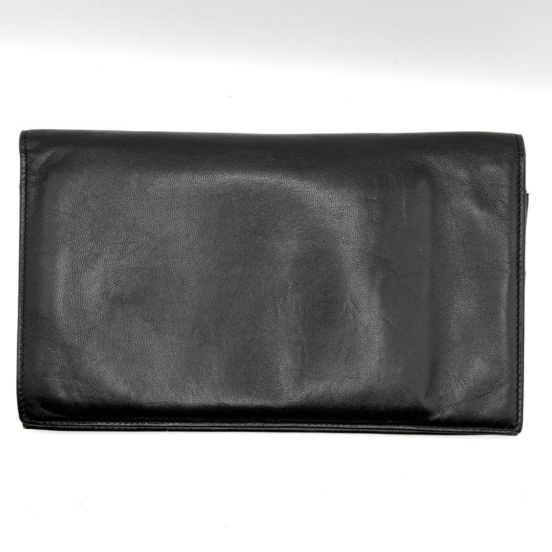 【正規品】LOEWE ロエベ 長財布 アナグラムロゴ型押し レザー 黒 男女兼用