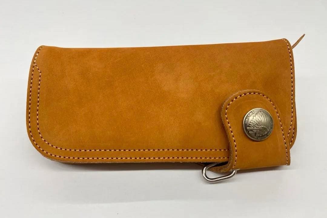 【新品未使用】レッドムーン RED MOON キャメル 長財布 コンチョ