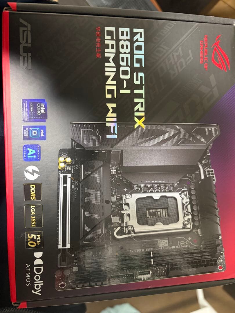 マザーボード ASUS ROG STRIX B860i +intel 245k